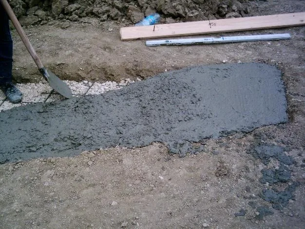 fairway reinforced slab pour
