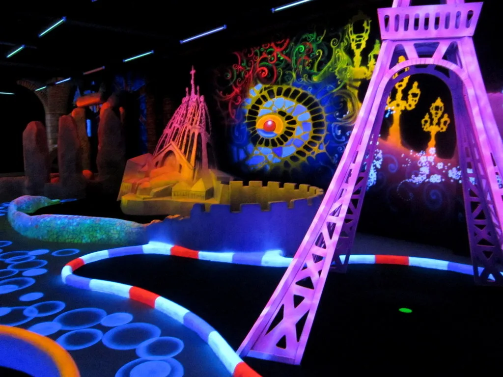 minigolf attraction
