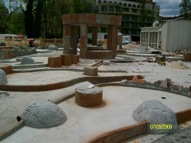 obstacles boulder construction detail