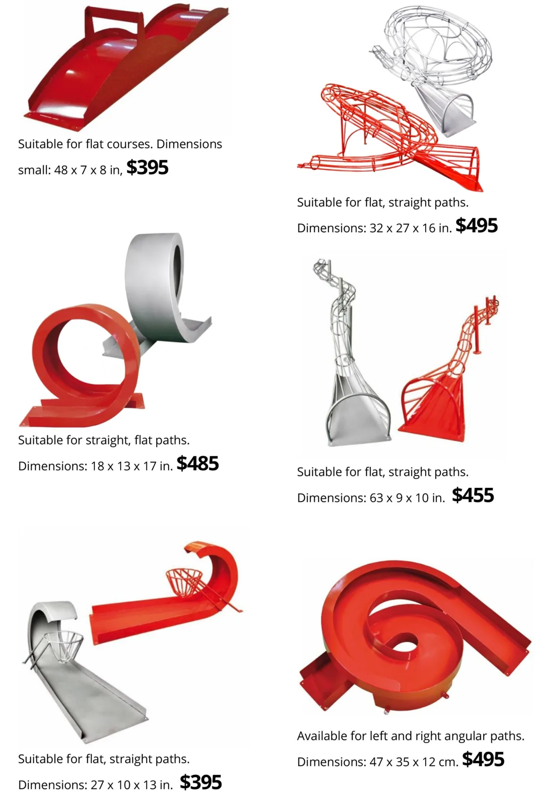 Miniature golf obstacles prices 2023